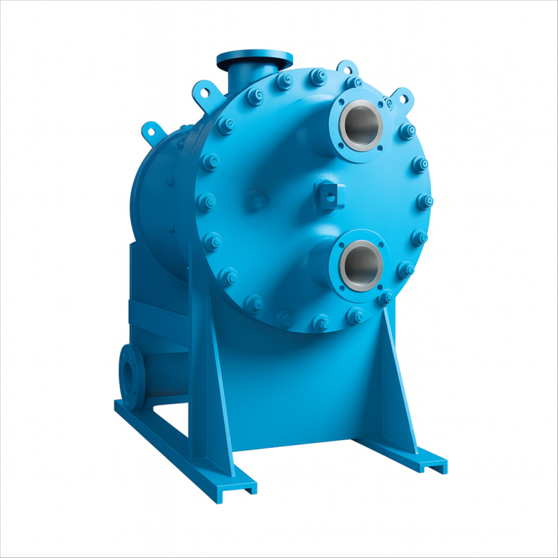 Intercambiador de calor de placas y carcasa