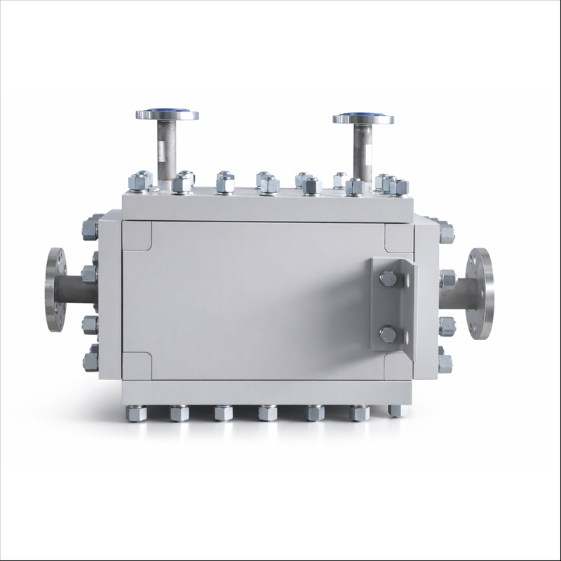 Intercambiador de calor químico desmontable completamente soldado